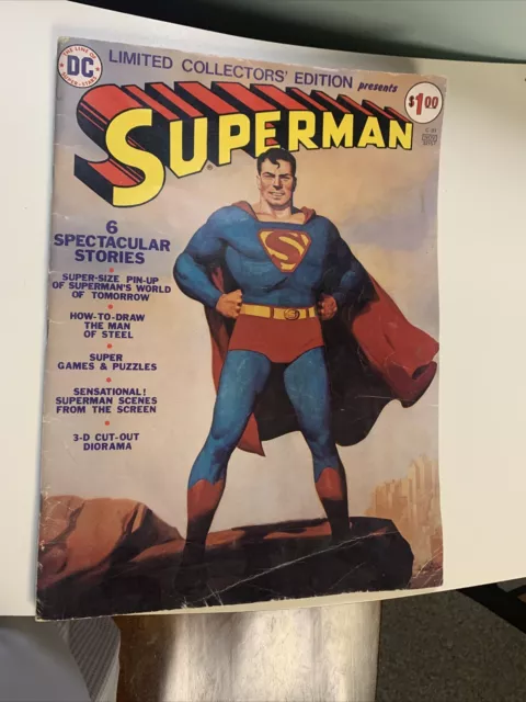 Limited Collectors Edition Presents Superman, Vol. 3, 1974 Oversized Comic Book