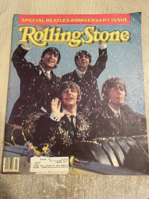 Special Beatles Anniversary, ROLLING STONE Magazine, Issue #415 Feb 16 1984