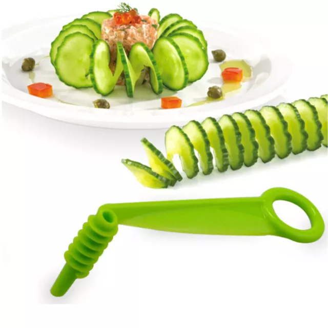 Portable Potato Spiral Cutter Twister Slicer Fruit Vegetable Cutter Kitchen Tool