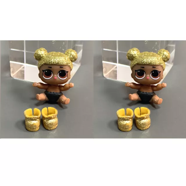 RARE 2 SHOES 2 LOL Surprise Lil Queen bee Series Sister Doll