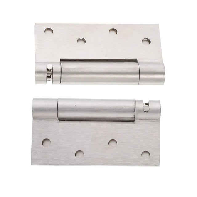 2 Pcs Self Closing Door Hinge Spring Professional Hinges Heavy