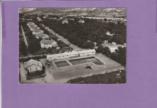 Cpsm 04 St Auban Sur Durance Vue Aerienne La Piscine Et Environs