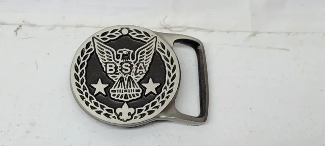 Max Silber BSA Boys Scouts Eagle Scout Bronze Belt Buckle M1