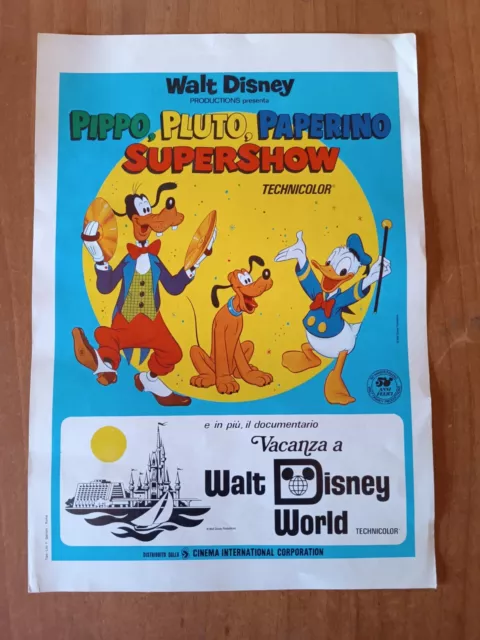 Locandina videoteca PIPPO, PLUTO, PAPERINO SUPERSHOW