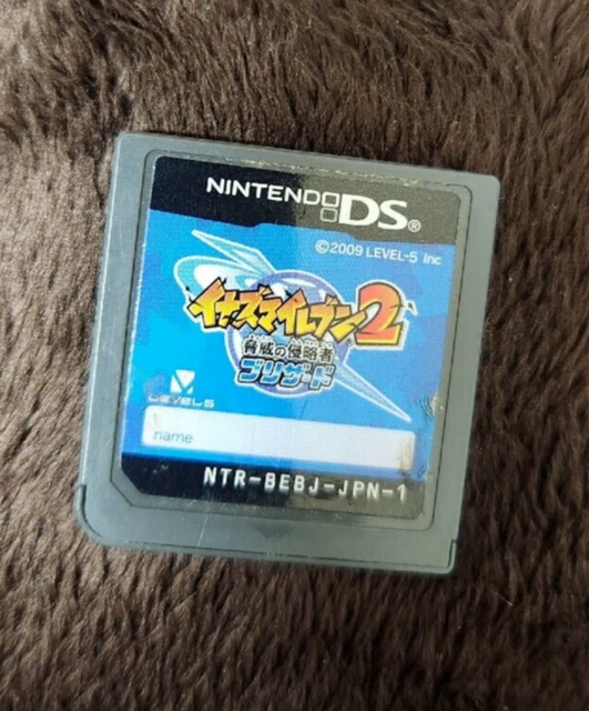 INAZUMA ELEVEN Blizzard Japanese Soccer Nintendo DS Game NTR