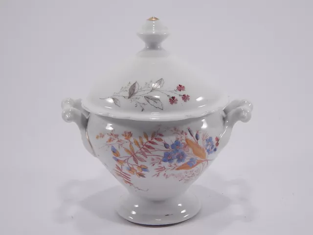 Antigua Sopera Egoiste Salsera Porcelana de Viena Cerámica Primero 1800 Sopera