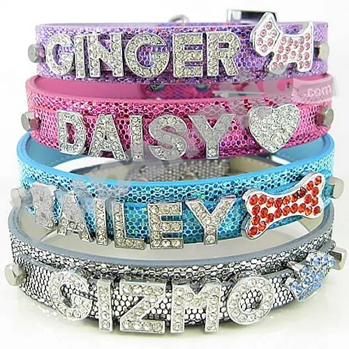 Dazzling Paillette Dog Cat Pet Personalized Collar