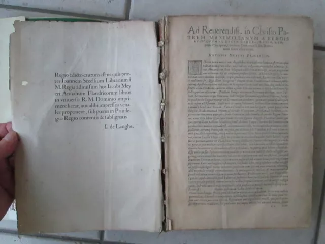Jacques de MEYER : COMMENTARII SIVE ANNALES RERUM FLANDRICARUM, 1561. 3