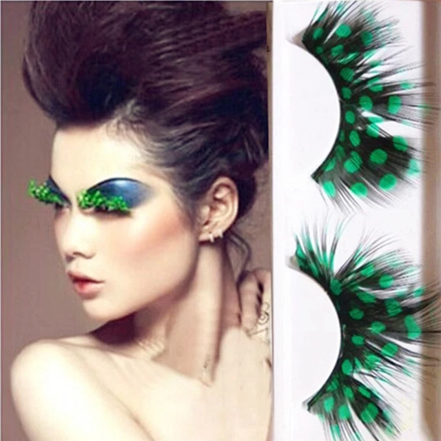 Dramma trucco da palcoscenico ciglia esagerazione molla cespugliosa punto ciglia finte