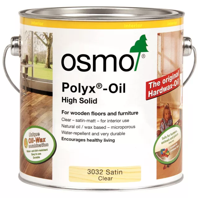 Osmo Polyx Oil 3032 Satin | 3062 Matt | 3065 Semi-Matt | 3044 Raw | 3011 Glossy 2