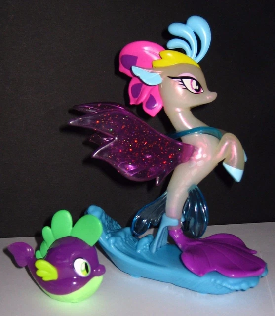 MY LITTLE PONY Movie QUEEN NOVO figure SEAPONY Throne Fish SPIKE