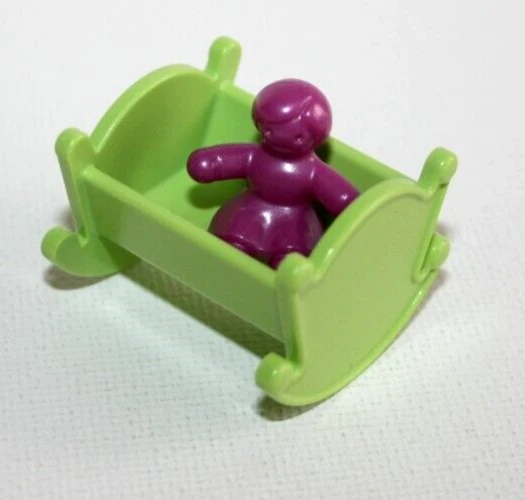 Playmobil Vintage Princesse Berceau Vert - Chambre Bébé Belle époque Ref 6851, Occasion