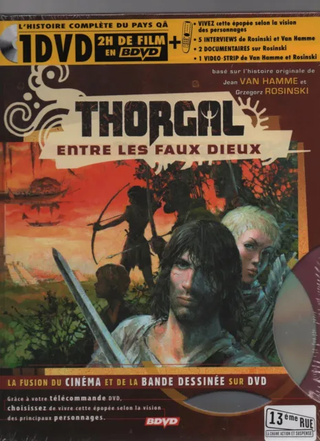 Thorgal - Entre les Faux Dieux. Album + DVD. 2005. Etat neuf