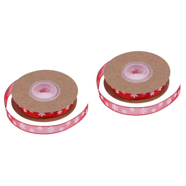christmas tree bows 2x Diy Handwerk Band Ripsband Weihnachten Baum Band