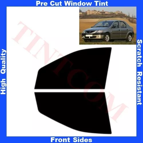 Pre Cut Window Tint for-Dacia Logan 4-doors Saloon 2004-2012 Front Sides