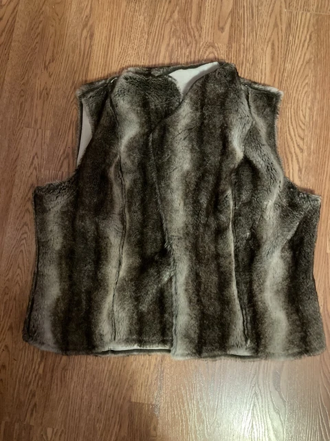 Hand Made Rabbit? Fur Vest Maybe Vtg Size Men’s Medium? Hippie Boho Look