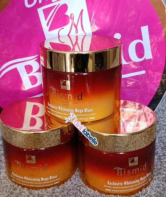 Crème éclaircissante Et Hydratante BISMID MEGA BLAST - 500ML - Action Anti-taches Et Anti-imperfections - Neuf
