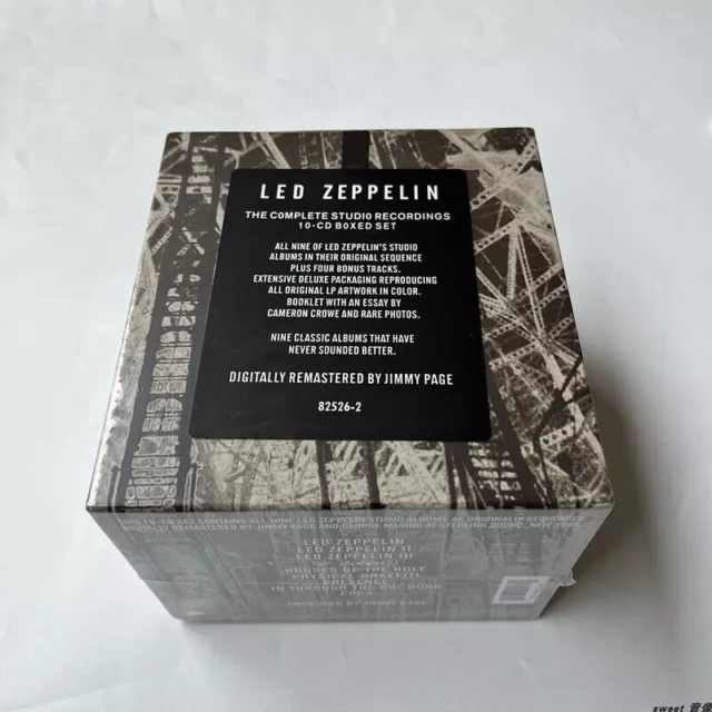 Led Zeppelin Box Set The Complete Studio Recordings Collection 10CD New & Sealed