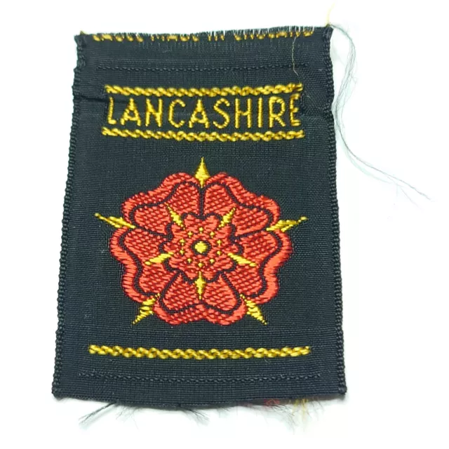 Lancashire English County District Scout Patch Scouting Badge Ribbon