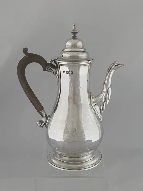 Caffè Argento Sterling 1910 Londra GRADO BRITANNIA HARRY FREEMAN ANTICO