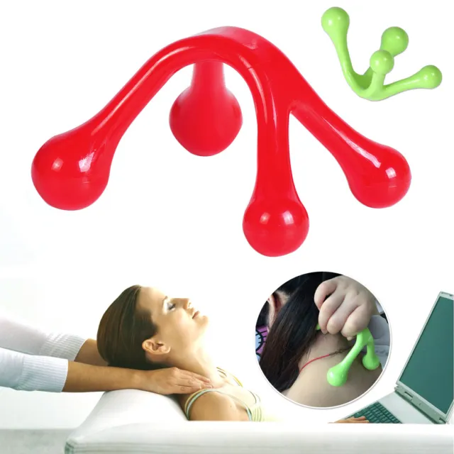 Hand Held Massager Back Neck Shoulder Full Body Spa Pressure Relief Relax New