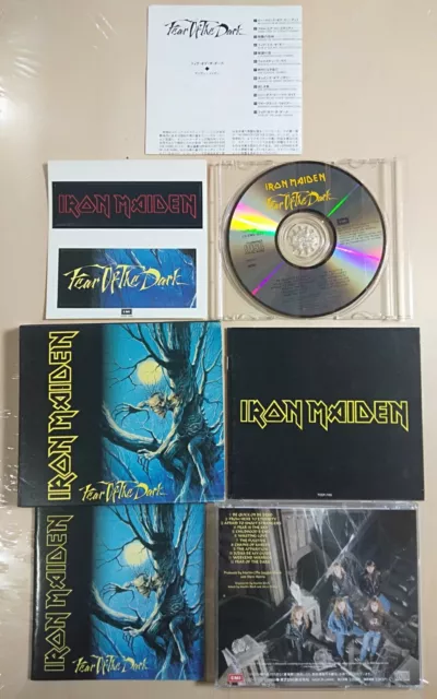 (Slipcase) Iron Maiden - Fear Of The...- 1992 Japan CD (no obi)+Booklet+Sticker