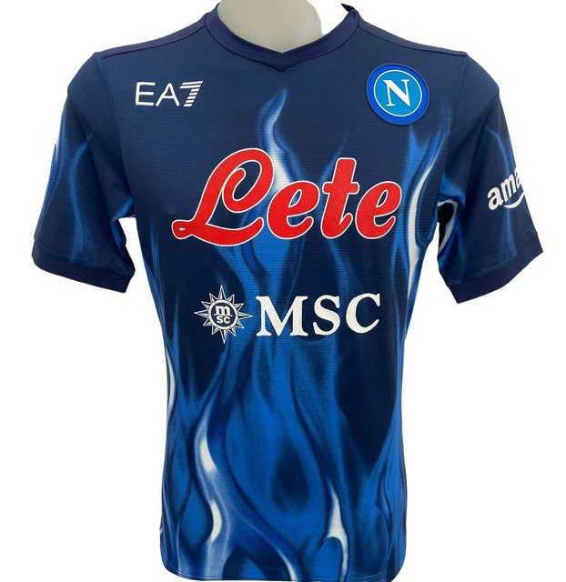 KAPPA NAPOLI MAGLIA Calcio S Uomo Man Shirt Soccer Sport