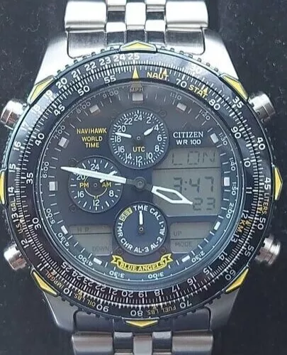 CITIZEN NAVIHAWK BLUE Angels 1st Edition Caliber C300 Never Worn 251.02 PicClick UK