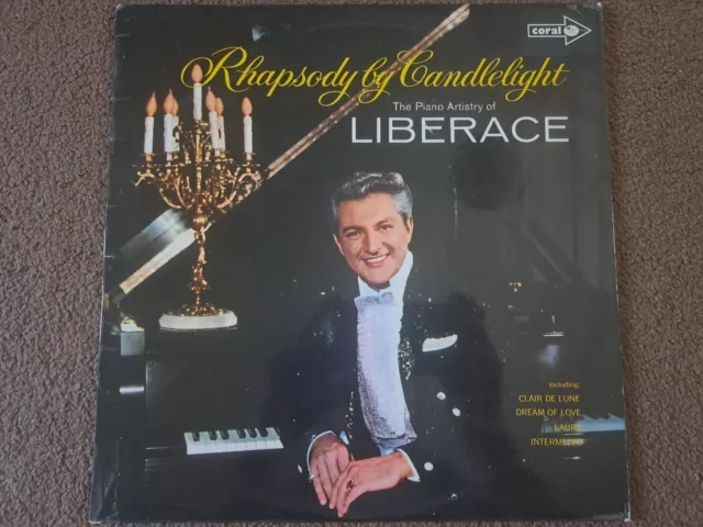 Liberace ‎– Rhapsody By Candlelight - LP/Record - Coral ‎– CPS 29 - UK - 1970