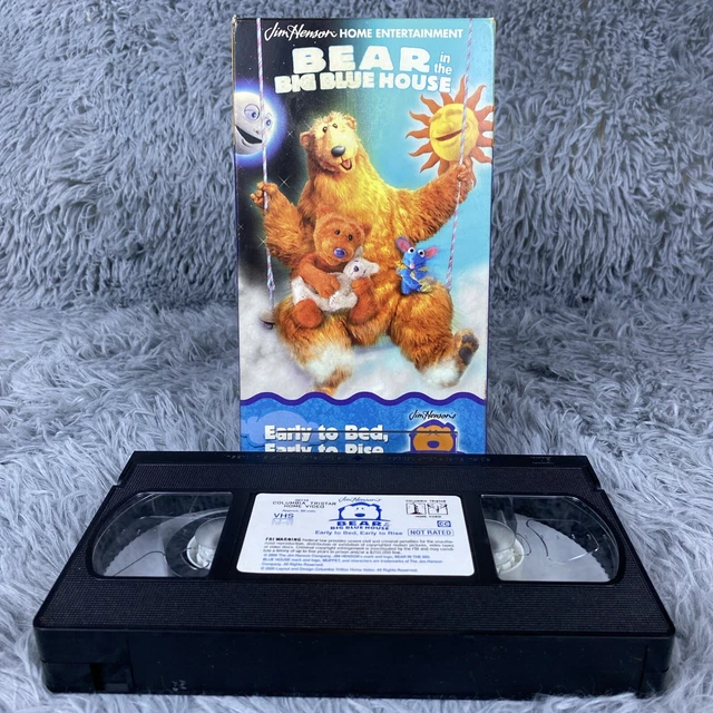 BEAR IN THE Big Blue House - Early to Bed, Early to Rise VHS Tape 2001 ...