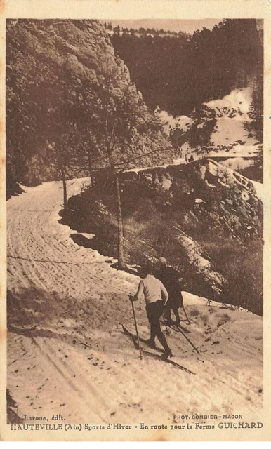 Sports #Dc51591 Ski Hauteville (Ain) Sports D Hiver Ski De Fond En Route Pour L