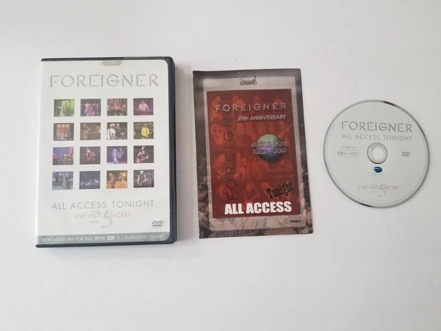 フォリナー/25 All Access Tonight DVD Amazon.com: Foreigner