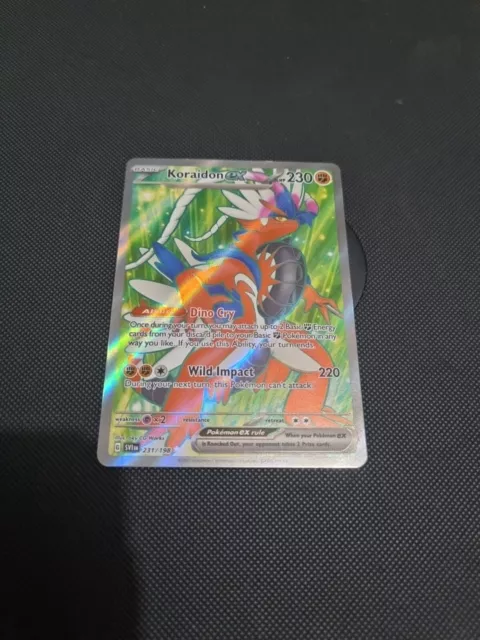 Koraidon ex PSA 8 Scarlet & Violet Base Set 247/198 Holo SIR Pokémon TCG