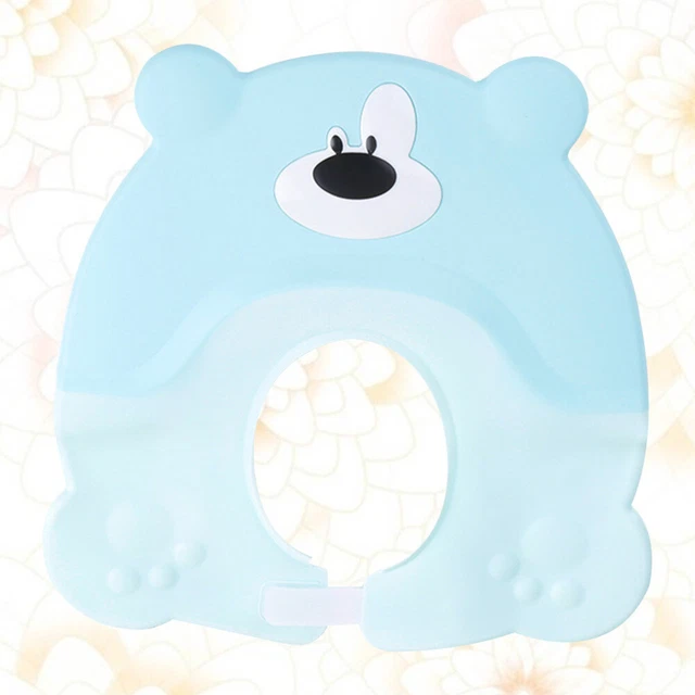 1 pieza Shampoo Cap Soft Cartoon Oso Protector de oído de baño ajustable para niños