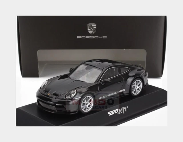 Spark 1:43 Porsche 911 992 S/T Coupé | Modello Resina Nero/GT Argento WAP0203110R0ST - Foto 3