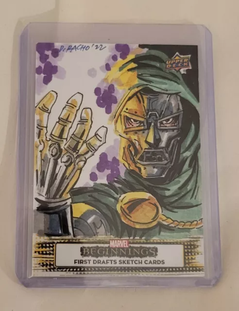 Marvel Beginnings Dominic Racho Sketch Card