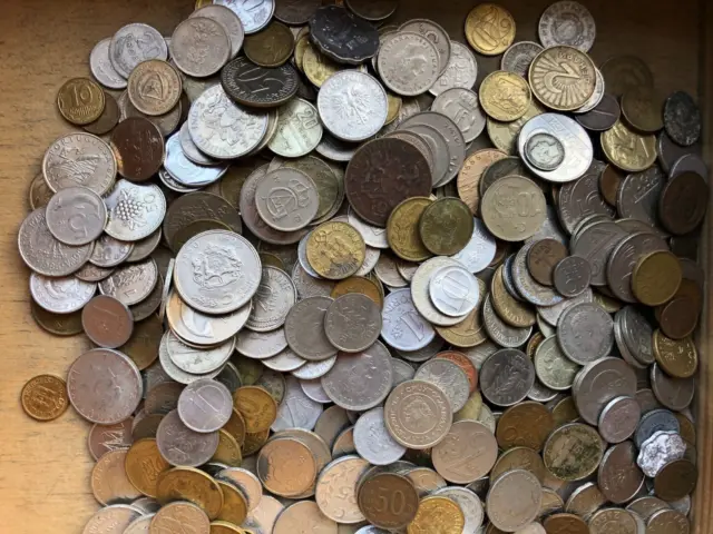 1,5 Kilo Weltmünzen Medaillen Konvolut Sammlung Europa  Silber ? Deutsches Reich