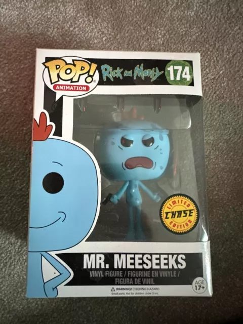 Funko POP! Vinyl: Rick and Morty - Mr. Meeseeks (Chase) #174