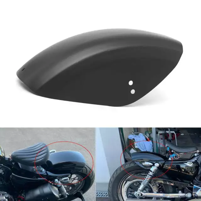 Matte Black Rear Fender Mudguard For Harley Sportster XL 883 1200 48 72 Bobber