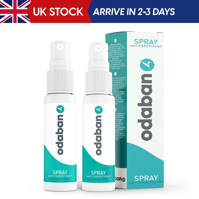 2-PACK 30 ML Odaban Antiperspirant Deodorant Spray, Clinical Strength ...