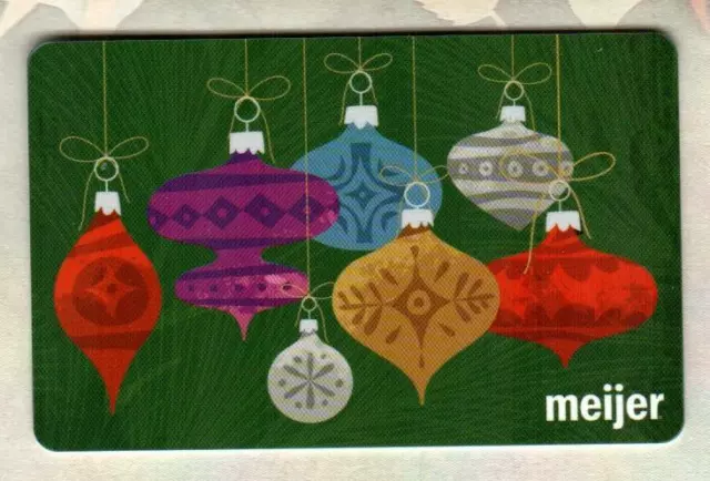 MEIJER Christmas Ornaments ( 2020 ) Gift Card ( $0 )