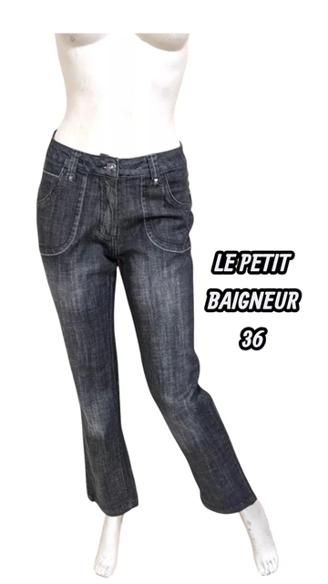 Pantalon Modulable Girbaud Gris - Transformable En Bermuda - Taille 36 - Vintage Collector