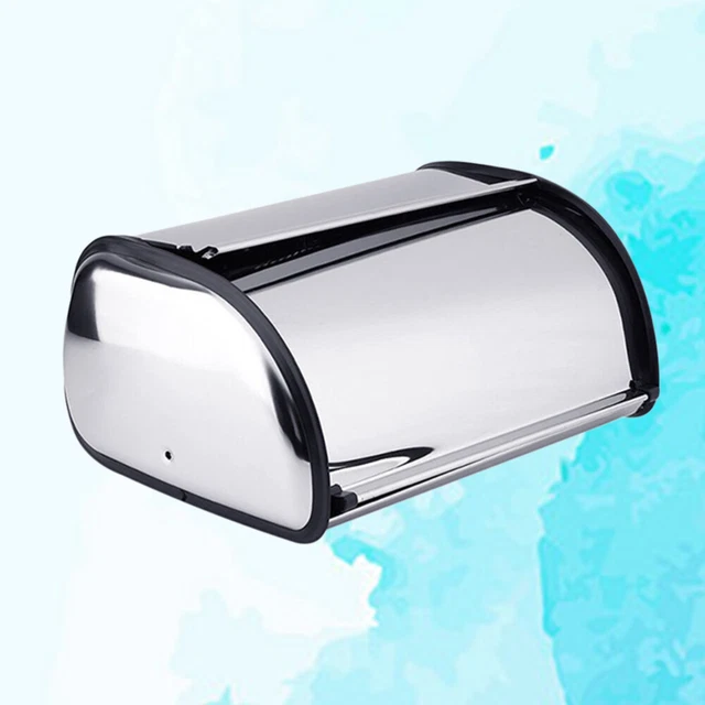 Porta Pane In Acciaio Inox Con 6 Scomparti | Design Senza Cuciture, Multifunzione Per Cucina - Foto 5