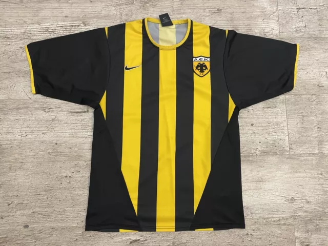 AEK ATHENS GREECE FOOTBALL SHIRT JERSEY CAMISETA MAGLIA Nike