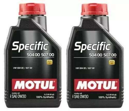 Motul 2L Olio Motore SPECIFIC 0W30 100% SINTETICO RACCOMANDATO per Auto Porsche 3