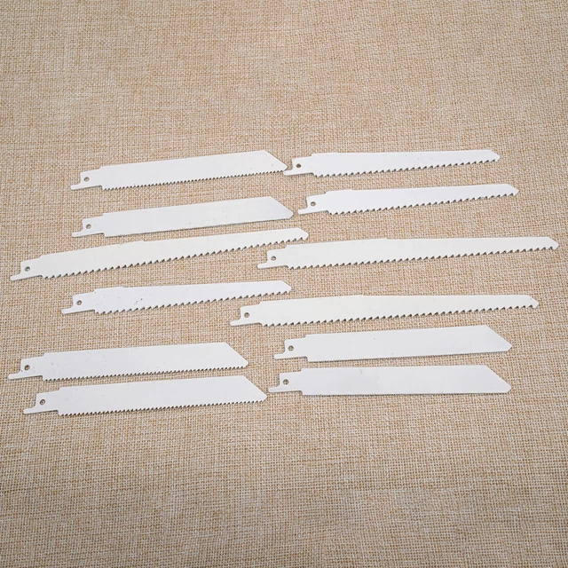 12x Reciprocating Saw Blades Wood Metal Cutting Tool Fit for Bosch Makita