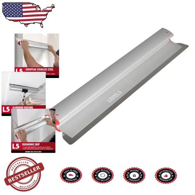 Goldblatt 13in. X 13in. Cazzuola In Alluminio Per Cartongesso E Per Uso Industriale - Foto 7