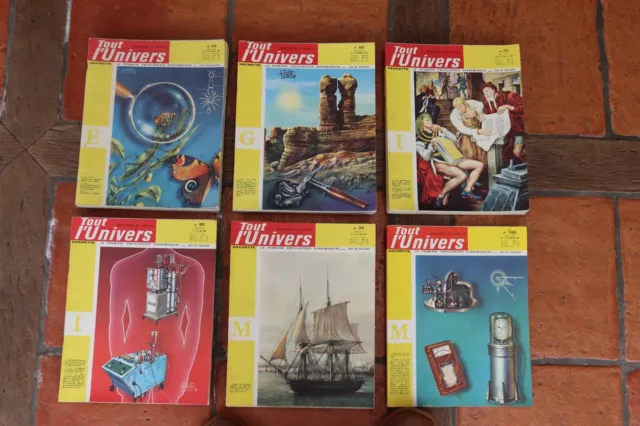 Lot De 54 Magazines "Tout L'univers" 1962 / 63