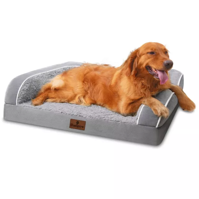 Super Soft Orthopedic Dog Bed Memory Foam Pet Dog Bed Couch for Extra Large Dogs