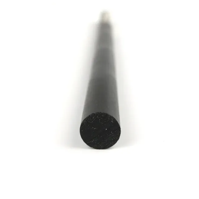 0.25" Acetal Round Rod Delrin Homopolymer Black : 24.0"